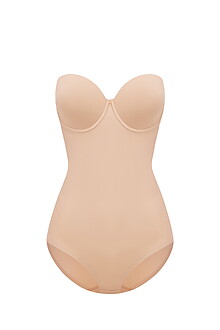 Nancy Ganz - Our Body Define Strapless Bodysuit is the perfect all-over  solution. Seam free contour cups and hidden bonded panels work to smooth  and sculpt the waist, tummy and hips. Tap