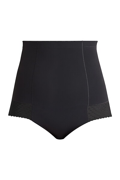 Revive Lace High Waisted Brief Black