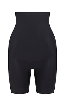 Nancy Ganz Body Slimmers Black Shorts With Lace Hem Size L