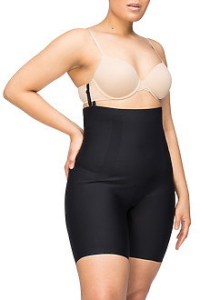 $139 Nancy Ganz Women's Black Body Define Bodysuit Shapewear Size 32B/C