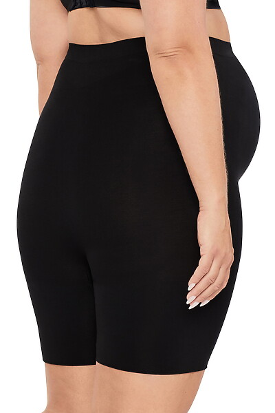 Bamboo Essentials Maternity Thigh Shaper Short Black Back