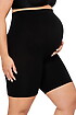 Bamboo Essentials Maternity Thigh Shaper Short Black Side
