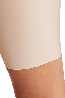 Nancy Ganz Solid & Sheer High Waisted Thigh Shaper - Warm Taupe - Curvy Bras