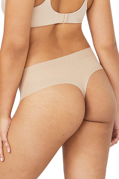 Body Smart Waisted Thong Beige