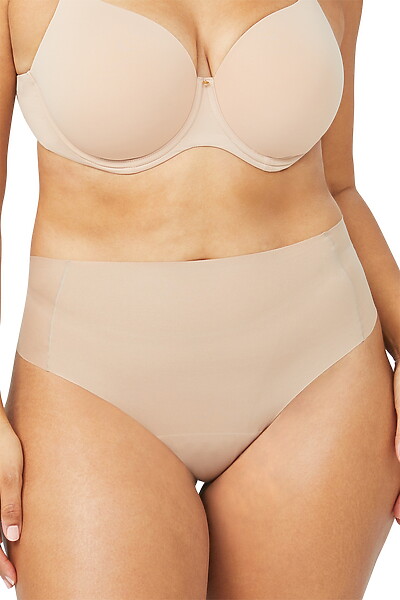 Body Smart Waisted Thong Beige