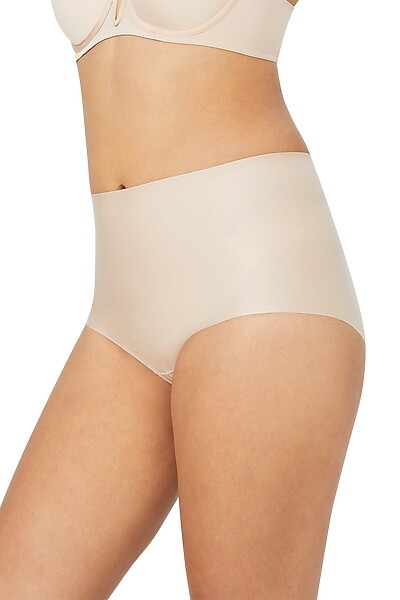 No Vpl Waisted Brief Beige